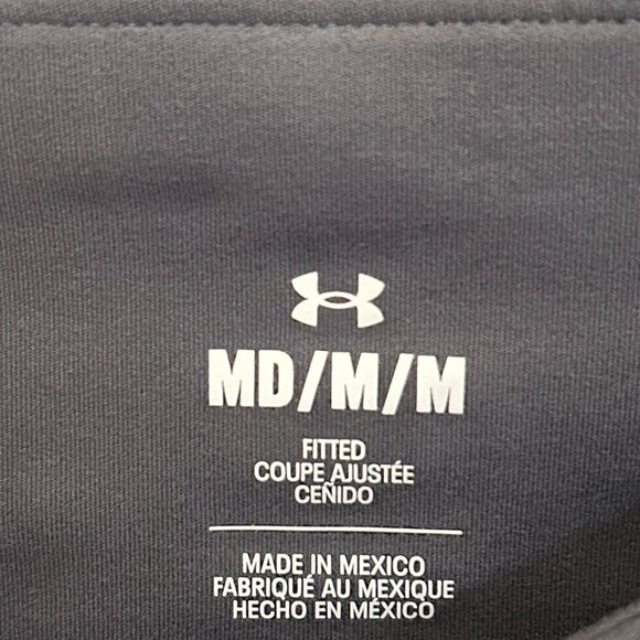 NWT UNDER ARMOUR WOMEN'S UA MOTION BIKE SHORTS - Size MEDIUM/ GRAY - Picture 2 of 13